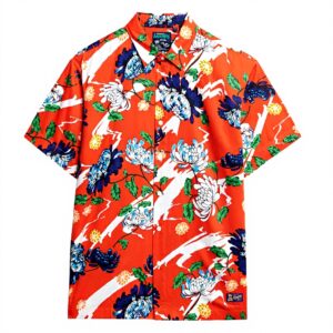 Camicia Superdry Uomo Felpa Manga Corta Floreale
