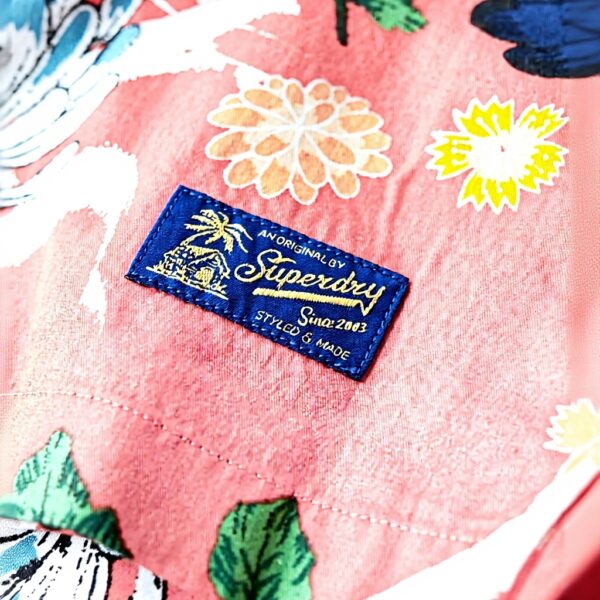 Camicia Superdry Uomo Felpa Manga Corta Floreale