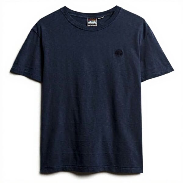 Superdry Camiseta Uomo T-shirt Stampa Formale Bianco Eclisse