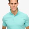 Superdry Polo City Pique Uomo Aqua Sky Turquoise XXL-2
