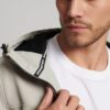 Superdry Code Hybrid Trekker Jacket Uomo Impermeabile Grigio-2