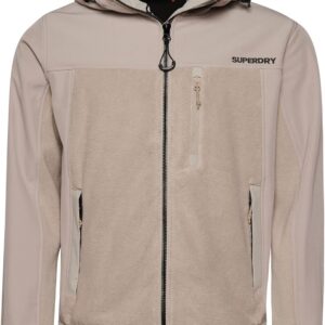 Superdry Code Hybrid Trekker Jacket Uomo Impermeabile Grigio-0