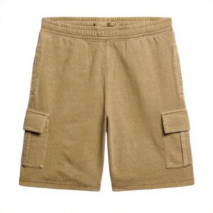 Pantaloncini Cargo Superdry Uomo Contrast Stitch Cappuccino