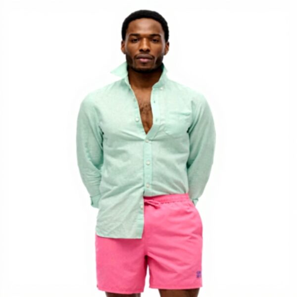 Superdry Costumi Rosa Uomo T-shirt Poliestere M3010256A