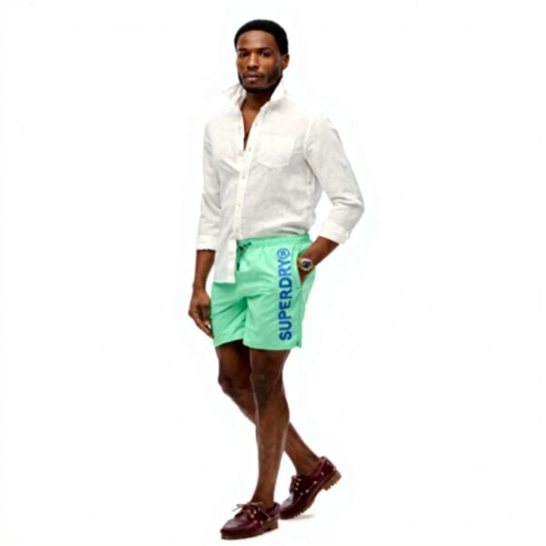 Costumi Superdry Verde M3010248A Uomo Poliestere