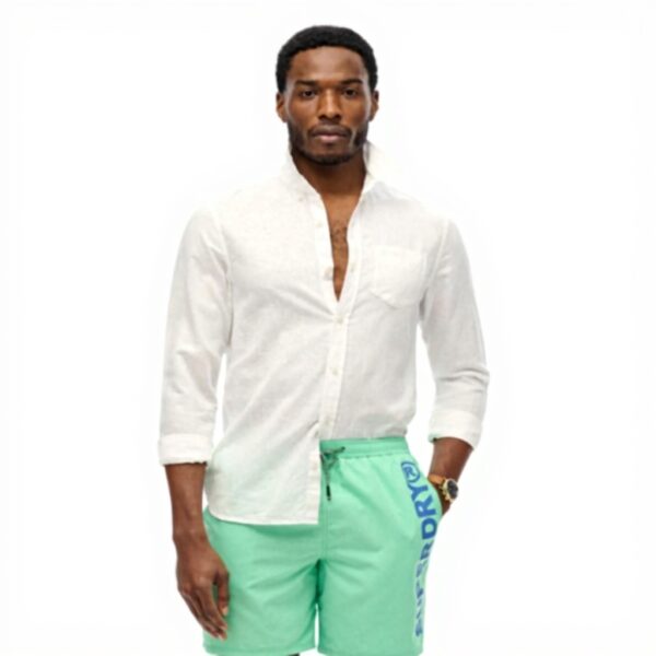 Costumi Superdry Verde M3010248A Uomo Poliestere
