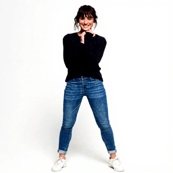 Superdry Maglione Donna Croyde Cable Knit Rinse Navy