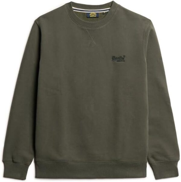 Felpa Superdry Uomo Logo Essential Lavabile Lunga Manica-6