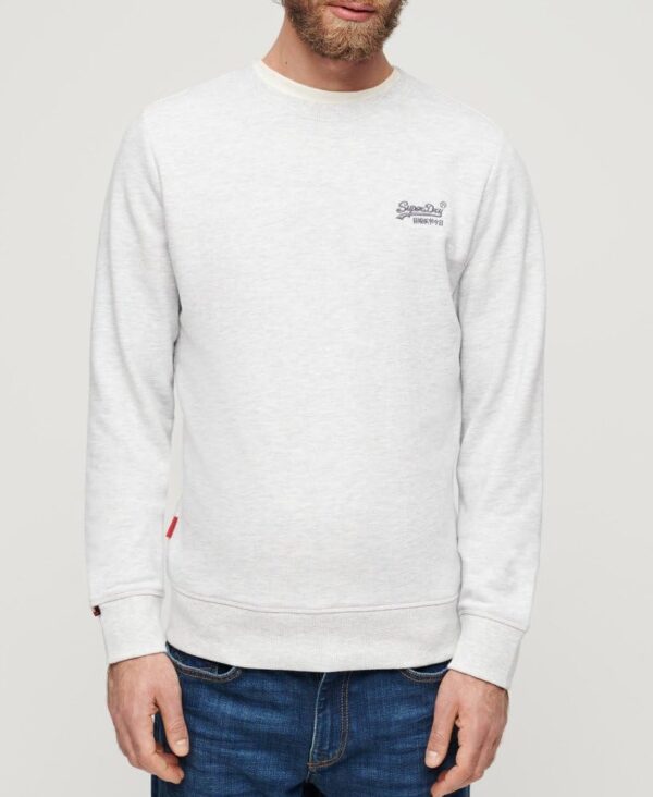 Felpa Superdry Logo Uomo Cotone Grigio XL M2013662A-6