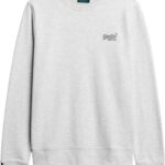 Felpa Superdry Logo Uomo Cotone Grigio XL M2013662A-0