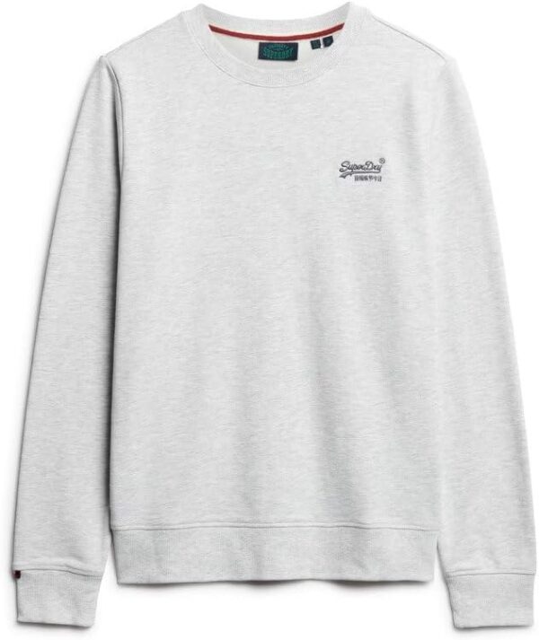 Felpa Superdry Logo Uomo Cotone Grigio XL M2013662A-5