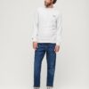 Felpa Superdry Logo Uomo Cotone Grigio XL M2013662A-4