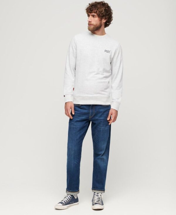 Felpa Superdry Logo Uomo Cotone Grigio XL M2013662A-4