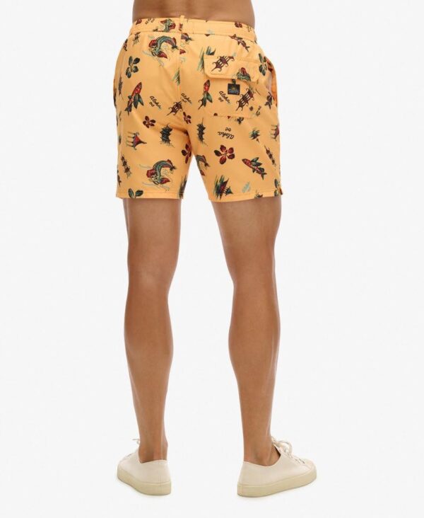 Pantaloncini da bagno Superdry stampa hawaiana uomo-7