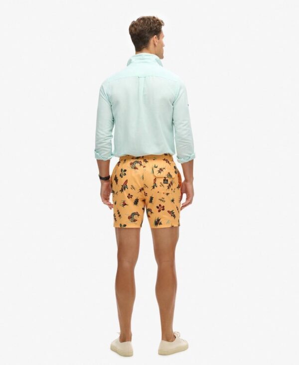 Pantaloncini da bagno Superdry stampa hawaiana uomo-5