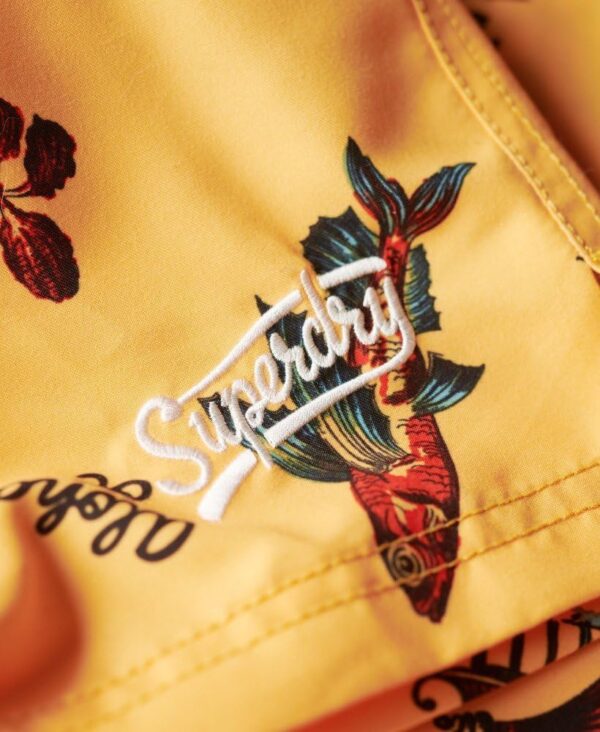 Pantaloncini da bagno Superdry stampa hawaiana uomo-8