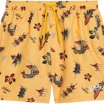 Pantaloncini da bagno Superdry stampa hawaiana uomo-0