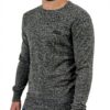 Maglione Superdry Uomo Grigio Girocollo Cotone Leggero