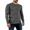 Maglione Superdry Uomo Grigio Girocollo Cotone Leggero