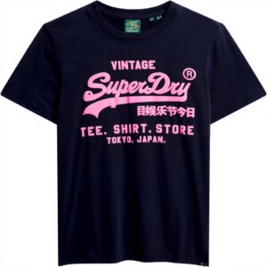 Maglietta Superdry Neon VL T-Shirt Uomo Stampa M1011922A