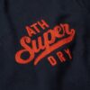 Maglietta Ricamata Superdry Uomo T-shirt Logo Eclisse Marina-2