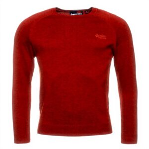 Maglione Superdry Uomo Arancio Cotone M61001GR