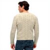 Superdry Maglione Uomo Jacob Cable Jumper Lana Beige