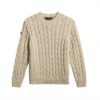 Superdry Maglione Uomo Jacob Cable Jumper Lana Beige