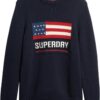 Maglione Superdry Blu Cotone Uomo M6110637A-0