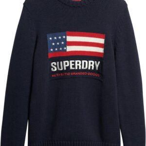 Maglione Superdry Blu Cotone Uomo M6110637A-0