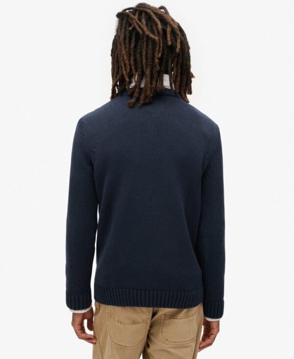 Maglione Superdry Blu Cotone Uomo M6110637A-3