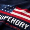 Maglione Superdry Blu Cotone Uomo M6110637A-4