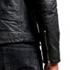 Giacca moto pelle Superdry Moto Racer Jkt Uomo Nero