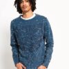 Felpa Uomo Superdry Motorcitycrew Blu Artisan Navy Tf3-1