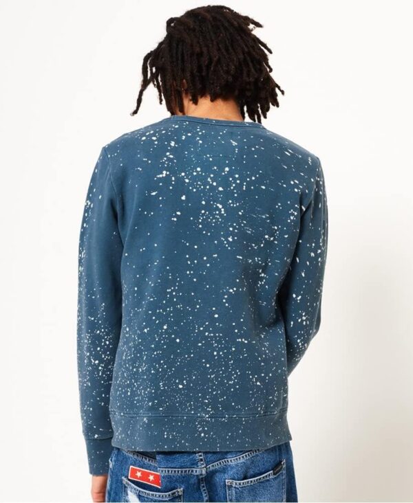 Felpa Uomo Superdry Motorcitycrew Blu Artisan Navy Tf3-3