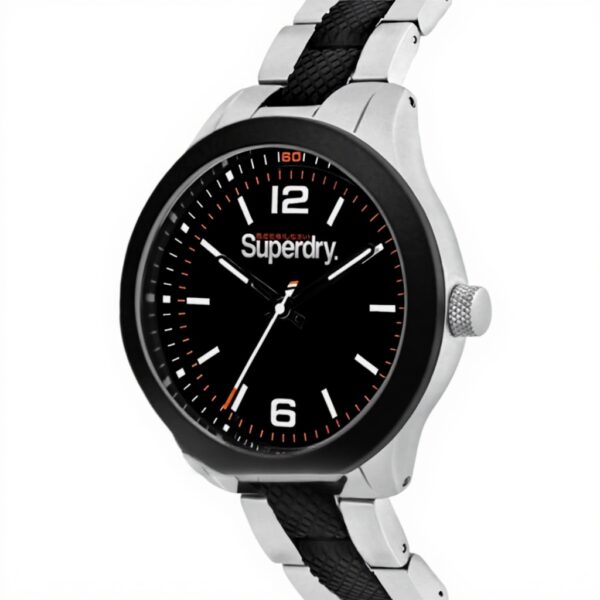 Orologio Superdry SYG288BSM Uomo Acciaio Nero Quarzo