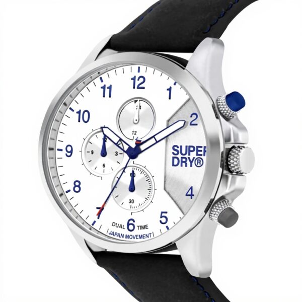 Superdry orologio uomo Hoxton quadrante grigio pelle