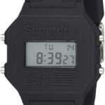 Superdry orologio digitale uomo silicone impermeabile-0