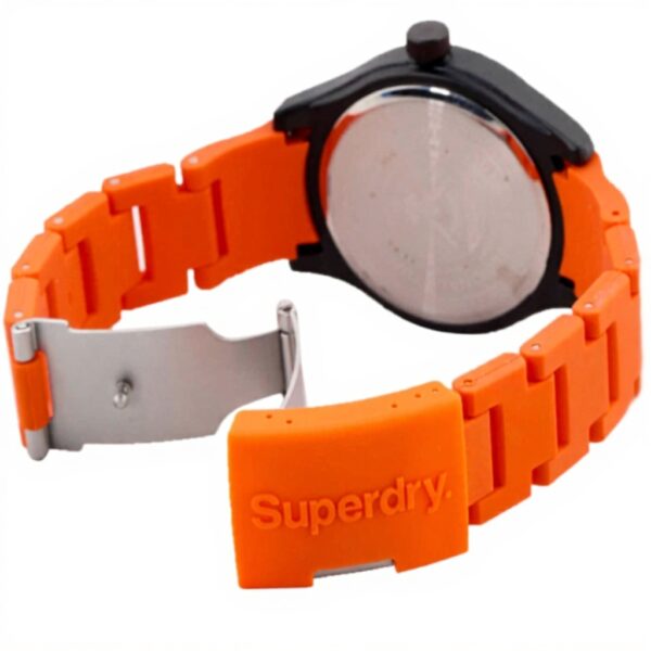 Orologio Superdry Uomo SYG212OB Nero Arancione Impermeabile