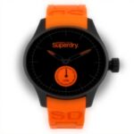 Orologio Superdry Uomo SYG212OB Nero Arancione Impermeabile