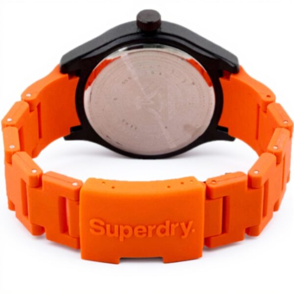 Orologio Superdry Uomo SYG212OB Nero Arancione Impermeabile