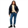 Superdry Piumini Blu Donna Giacche Poliestere W5011724A