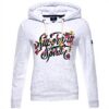 Felpa con cappuccio Superdry donna stile floreale cappuccio
