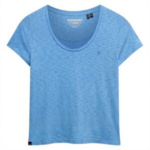Superdry Scoop Neck Tee Donna Cotone Lyocell T-Shirt