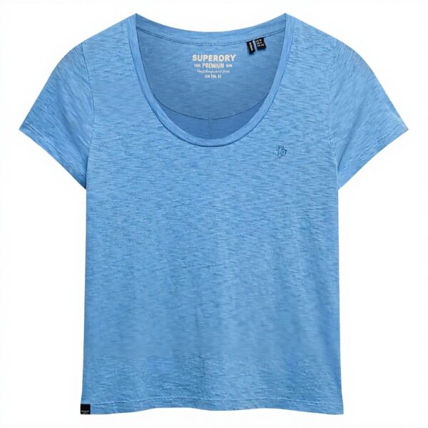 Superdry Scoop Neck Tee Donna Cotone Lyocell T-Shirt