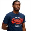T-shirt Superdry Uomo Blu Cotone M1012001A