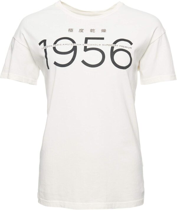 T-Shirt Donna Superdry Cotone Morbido Taglie S M-0