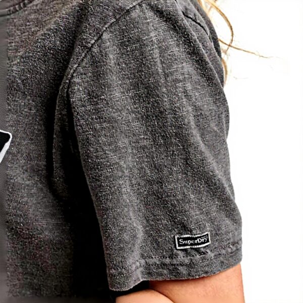 Superdry T-shirt Grigio Donna Cotone W1010873A