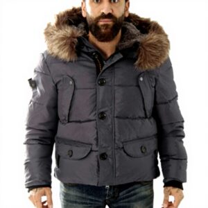 Giacca Parka Superdry Uomo Chinook Verde blu XL