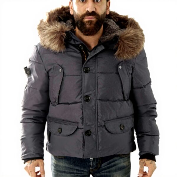 Giacca Parka Superdry Uomo Chinook Verde blu XL